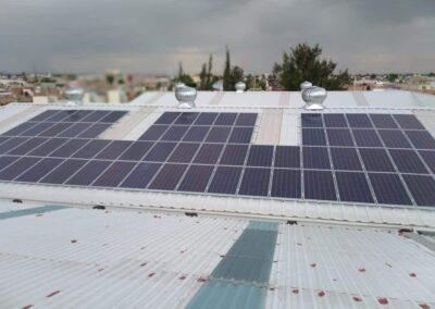 Solar Panels in Warehouse in San Luis Potosí